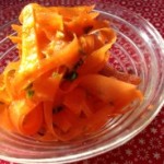 にんじんとミモレットのサラダ オレンジ風味×ボルドーのソーヴィニヨンブラン