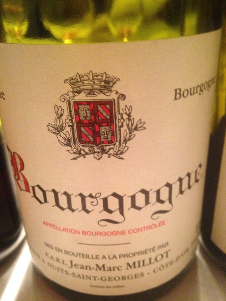 2011　Bourgogne　Rouge　Jean-Marc　Millot（ブルゴーニュ）