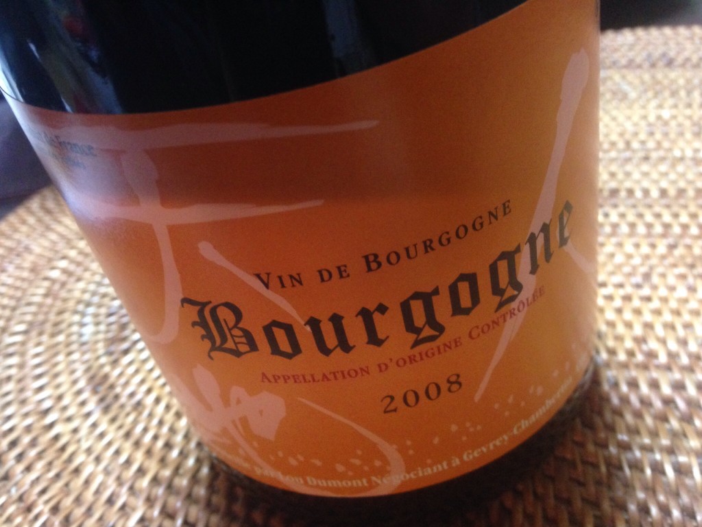 2008 Bourgogne Rouge