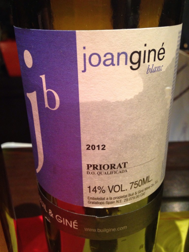 2012 Joangine Priorat Blanc Buil & Gine