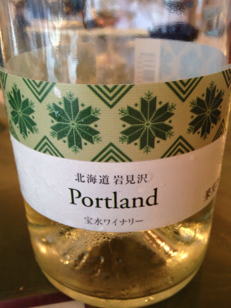 2012　北海道岩見沢　Portland　宝水ワイナリー