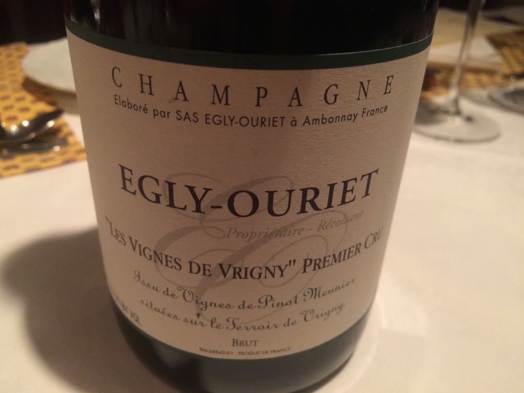 N.V. Champagne "Les Vignes de Vrigny" 1er Cru Egly-Ouriet