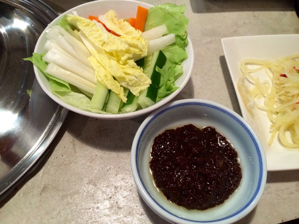 生野菜と味噌