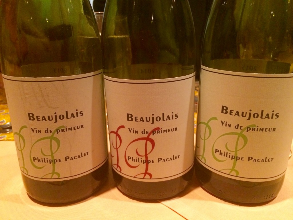 Phillipe Pacalet Beaujolais vin de Primeur 2013 & 2014 & 2015
