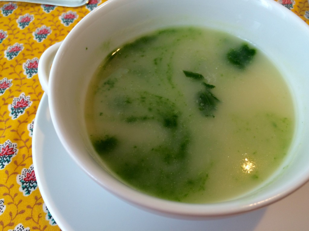 のらぼう菜のスープ