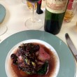 image Vanilla cured Duck Breast with Spring Cherry-Rhubarb Compote and port wine sauce（バニラの香りの鴨肉ロースト、チェリールバーブコンポートとポートワインのソース）×2012 Club Privado Rioja