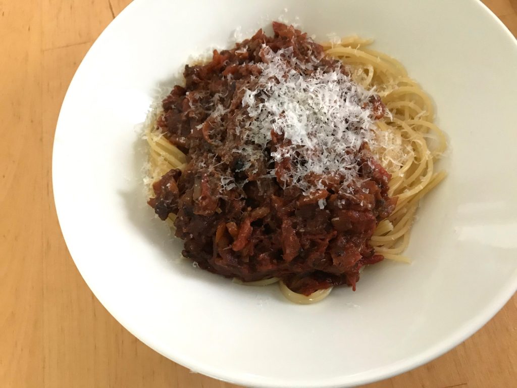 スパゲティ簡単トマトソース